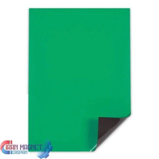 ورق مگنت (Green PVC Shiny) 600✘400✘0.5