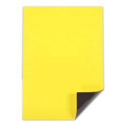 ورق مگنت (Yellow PVC Shiny) 600✘400✘0.5