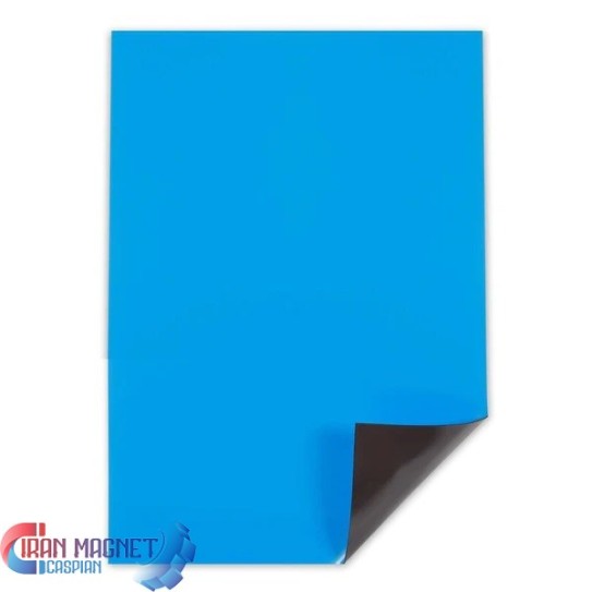 ورق مگنت (Blue PVC Shiny) 600✘400✘0.5