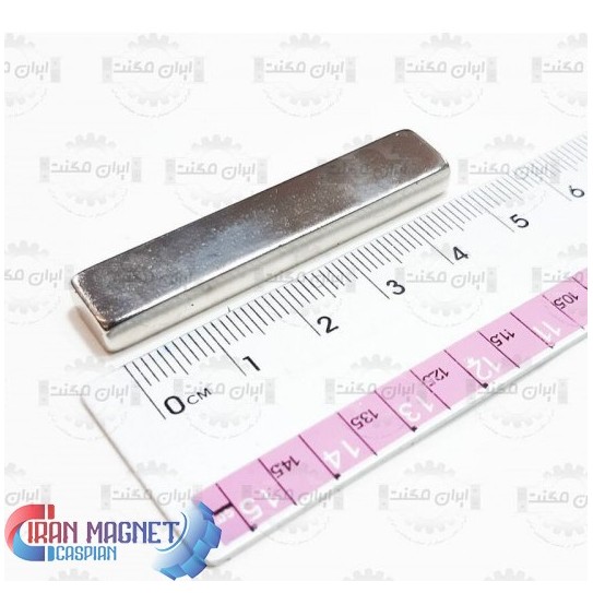 آهنربا نئودیمیوم 5×10×50 گرید N52 | مگنت صنعتی فوق قوی