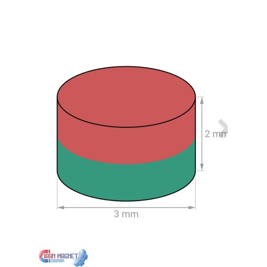 آهن ربا 2×3 گرید 42