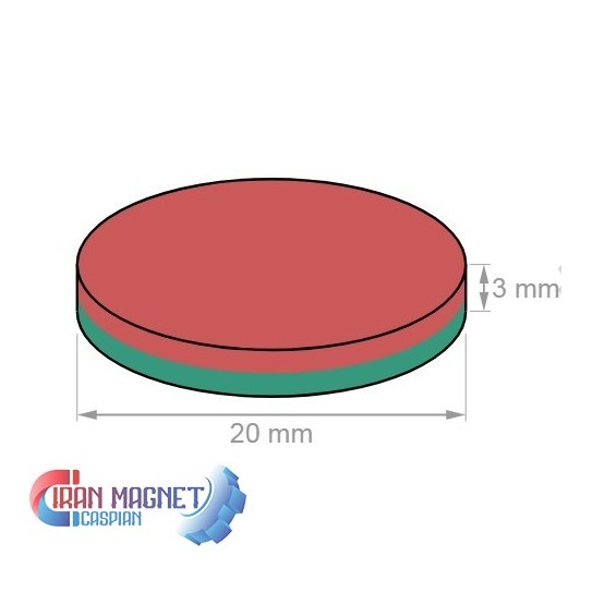 آهنربای سرامیکی3*20