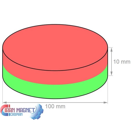 آهنربا N42 100✘10